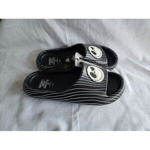 Men's Jack Skellington Nightmare Before Christmas Slides- Size 12 - NEW